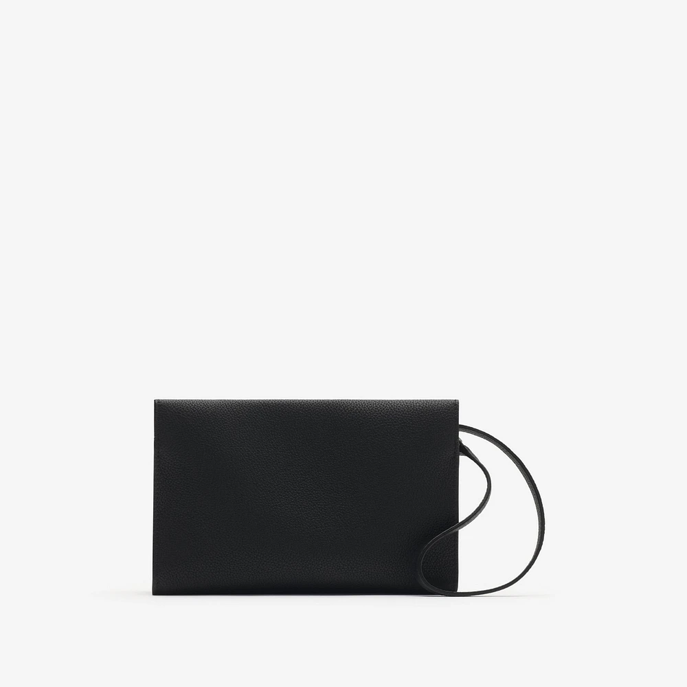 Cotswolds Pouch​ in Black - Women, Leather | Burberry® Official
