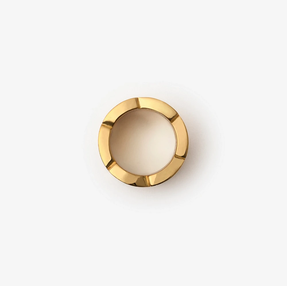 Shield Infinity Ring in Gold/clear - Women | Burberry® Official