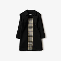 Gabardine Trench Coat in Black | Burberry® Official