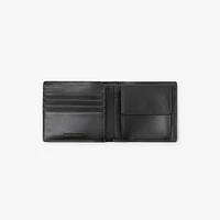 Check Slim Bifold Wallet in Charcoal - Men | Burberry® Official