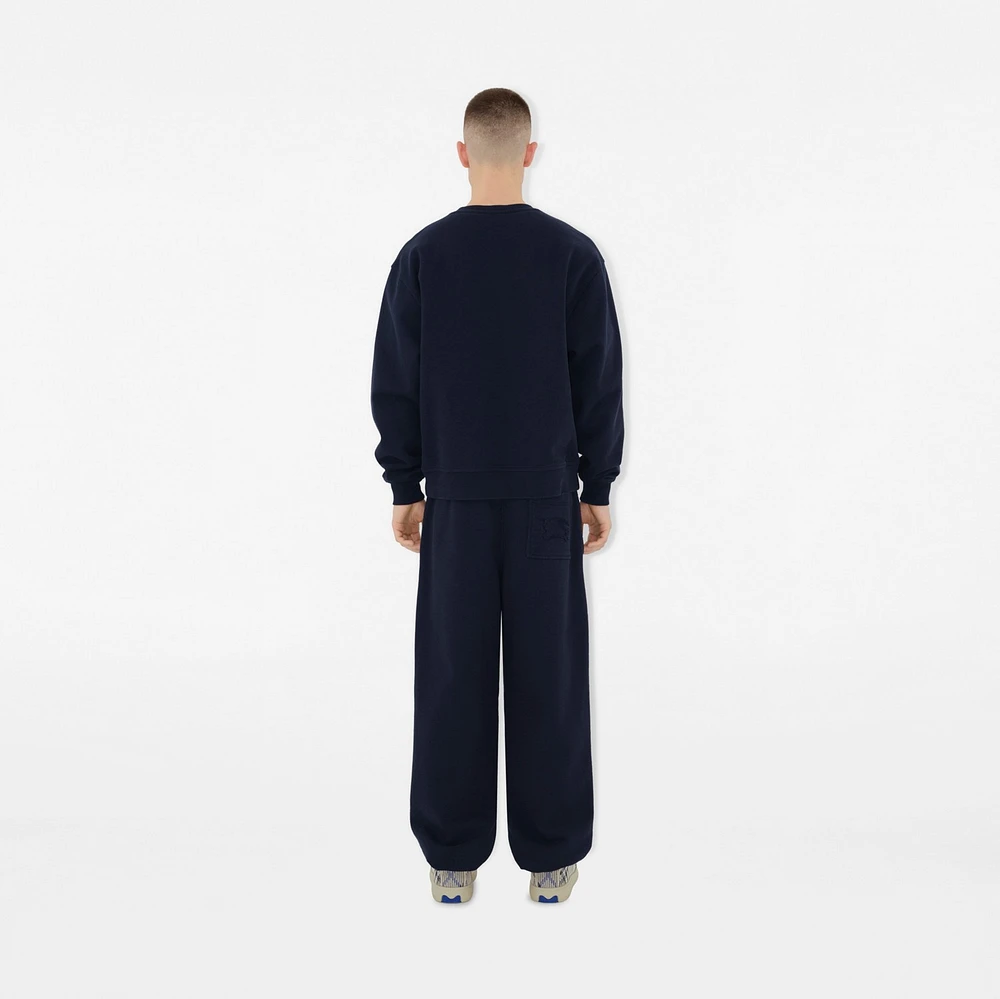 Cotton Jogging Pants in Navy - Men | Burberry® Official