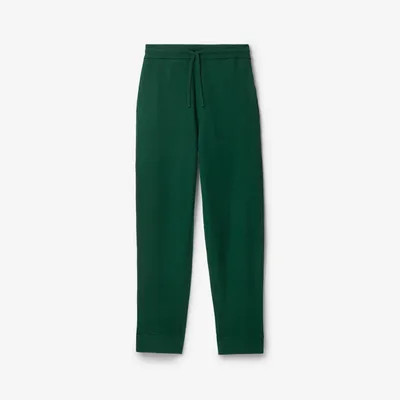 Wool Jogging Pants in Ivy - Men, Cashmere | Burberry® Official