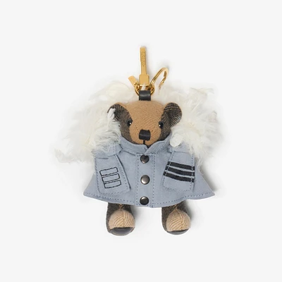 Thomas Bear Charm in Gale - Women | Burberry® Official