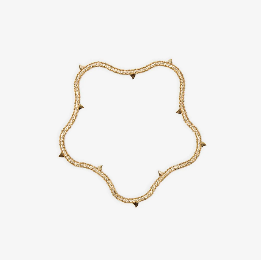 Thorn Pavé Necklace in Gold/clear - Women | Burberry® Official