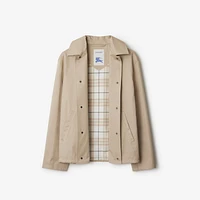 Gabardine Jacket in Fossil - Men | Burberry® Official