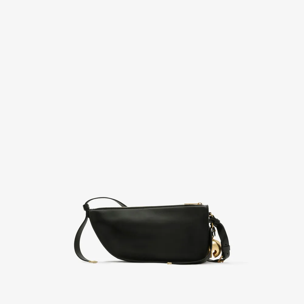 Small Shield Sling Bag in Black - Women, Leather | Burberry® Official