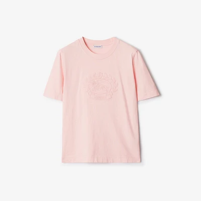 EKD Cotton T-shirt in Cameo - Women | Burberry® Official