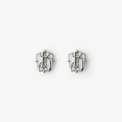 B Charm Hair Clips in Palladio | Burberry® Official