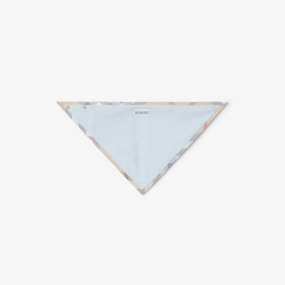 Stretch Cotton Three-piece Baby Gift Set in Bright sky blue - Children | Burberry® Official
