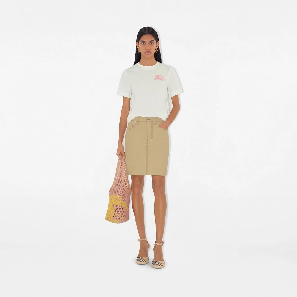 EKD Cotton T-shirt in Chalk