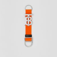 Monogram Motif Webbed Key Ring in Orange - Men | Burberry® Official