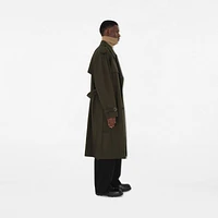 Long Castleford Trench Coat in Otter - Men, Cotton | Burberry® Official