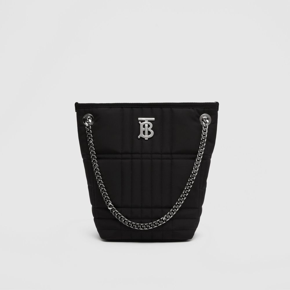 Burberry Black Mini Lola Bucket Bag for Women