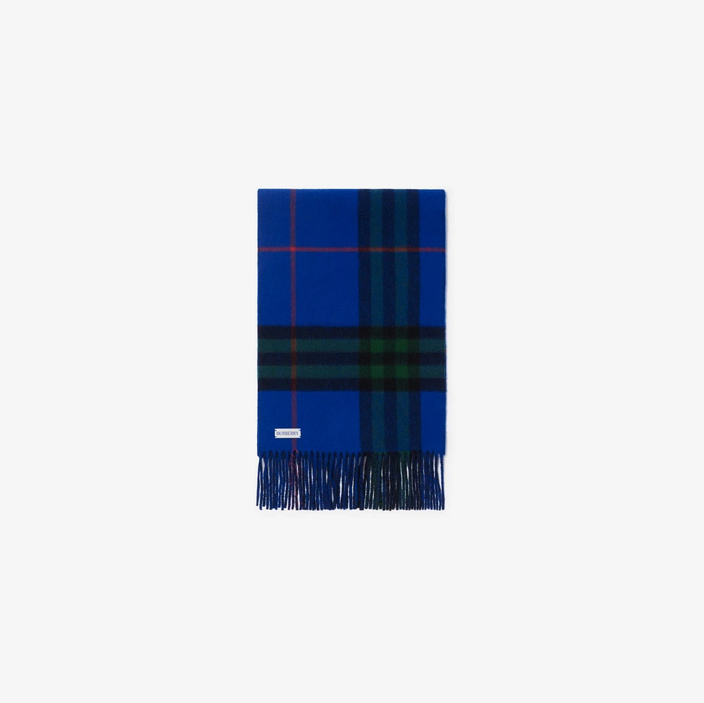 Reversible EKD Check Cashmere Scarf in Knight | Burberry® Official