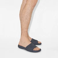 Embossed Check Dive Slides in Magnet - Men, Technical | Burberry® Official