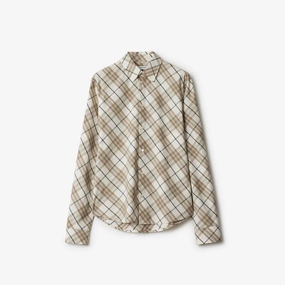 Regular Fit Check Cotton Shirt - Men | Burberry® Official