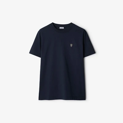 Cotton T-shirt in Storm - Men | Burberry® Official