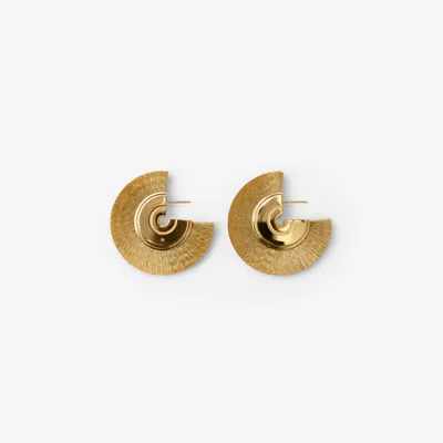 Buzz Earrings in Gold - Women | Burberry® Official