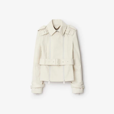 Bonded Cotton Trench Jacket in Sail - Women | Burberry® Official
