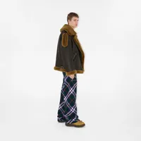Shearling Aviator Jacket in Otter - Men | Burberry® Official