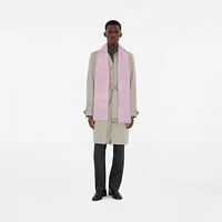 Wide EKD Wool Scarf in Fondant | Burberry® Official