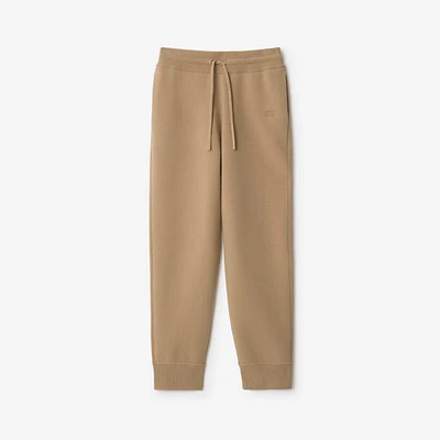 Cashmere Blend Jogging Pants in Flax - Women | Burberry® Official