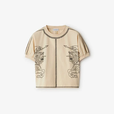 EKD Cotton T-shirt in Calico | Burberry® Official