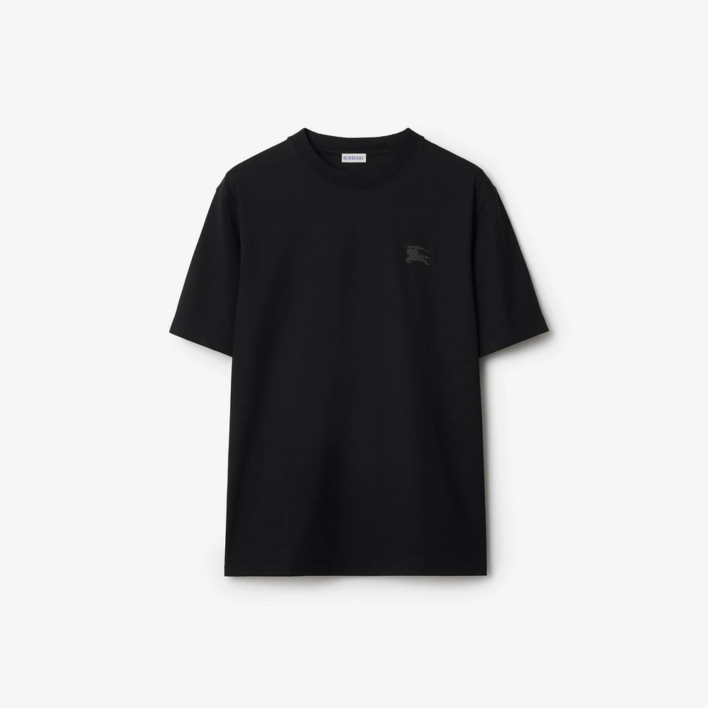 EKD Badge Cotton T-shirt in Black - Men | Burberry® Official