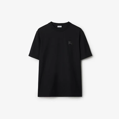 EKD Badge Cotton T-shirt in Black - Men | Burberry® Official