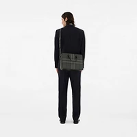 Ainsworth Briefcase in Charcoal grey - Men, Canvas | Burberry® Official