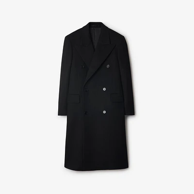 Cashmere Tailored Coat in Black - Men | Burberry® Official