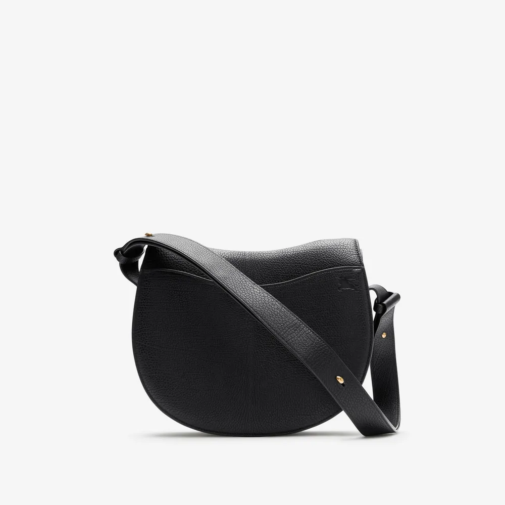 Medium Rocking Horse Bag in Black, grainy leather - Women | Burberry® Official