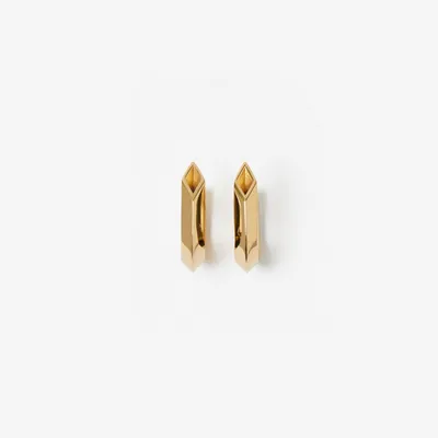 Hollow Spike Earrings in Gold - Women | Burberry® Official