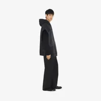 EKD Cotton Hooded Poncho in Black | Burberry® Official