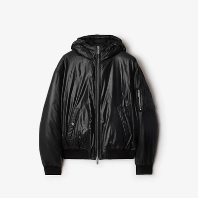 Nylon Bomber Jacket in Black - Men | Burberry® Official
