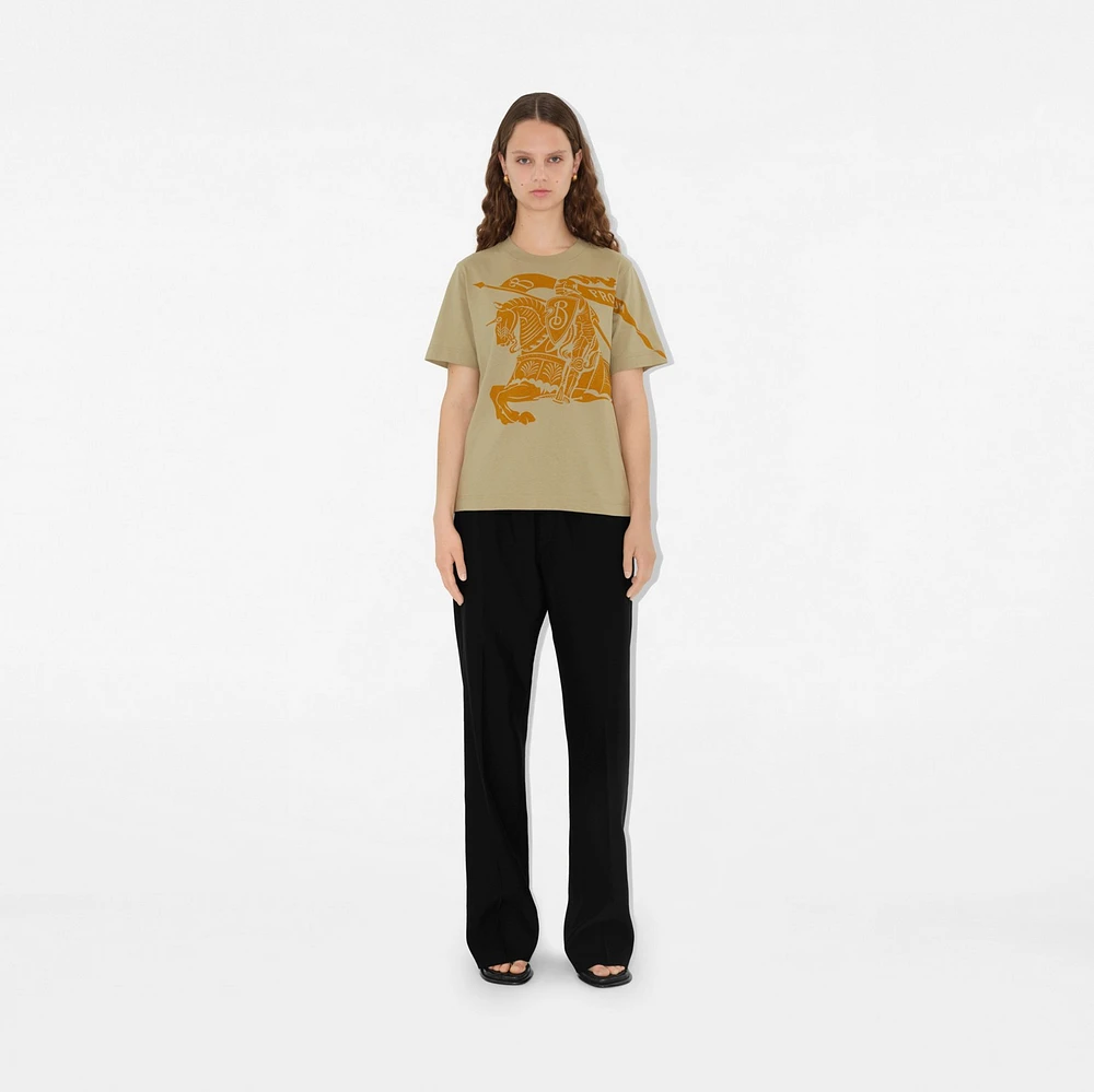 EKD Cotton T-shirt in Hunter - Women | Burberry® Official