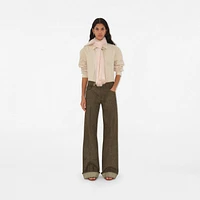 B Charm Wool Scarf in Slipper | Burberry® Official