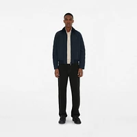 Quilted Nylon Jacket in Navy/charcoal melange - Men | Burberry® Official