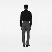 Wool Tailored Trousers in Rock grey - Men | Burberry® Official