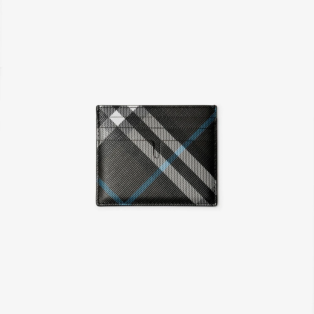 Tall Check Card Case in Snug - Men, Cotton, Nylon | Burberry® Official