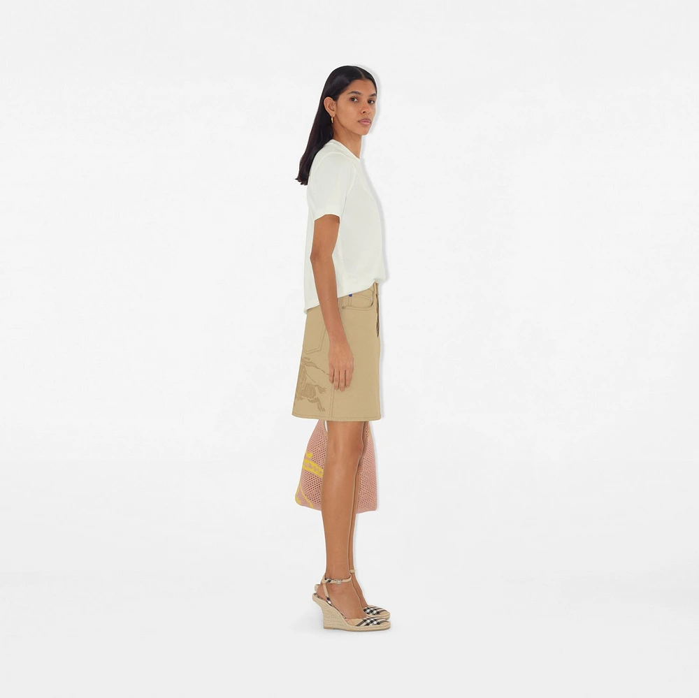 EKD Cotton T-shirt in Chalk