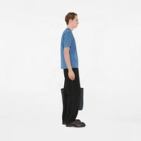 EKD Badge Cotton T-shirt in Pool - Men | Burberry® Official