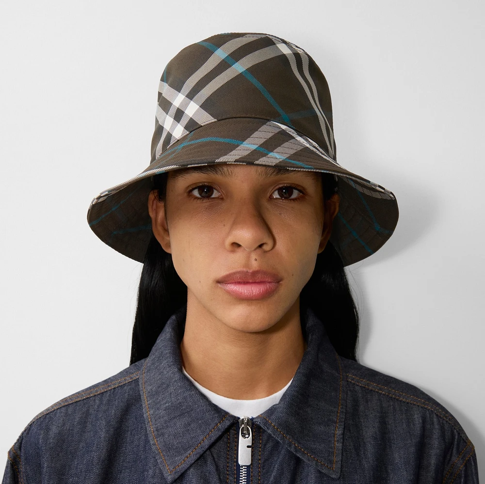 Check EKD Bucket Hat in Snug - Men | Burberry® Official
