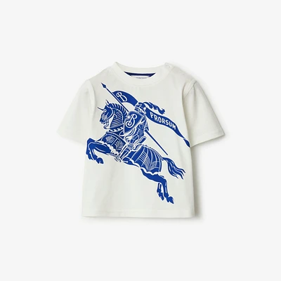 EKD Cotton T-shirt in Salt | Burberry® Official