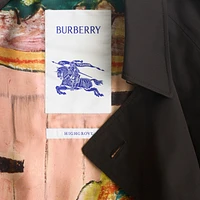 Mid-length Highgrove Gabardine Trench Coat in Cog - Men | Burberry® Official