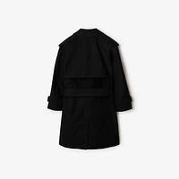 Gabardine Trench Coat in Black | Burberry® Official