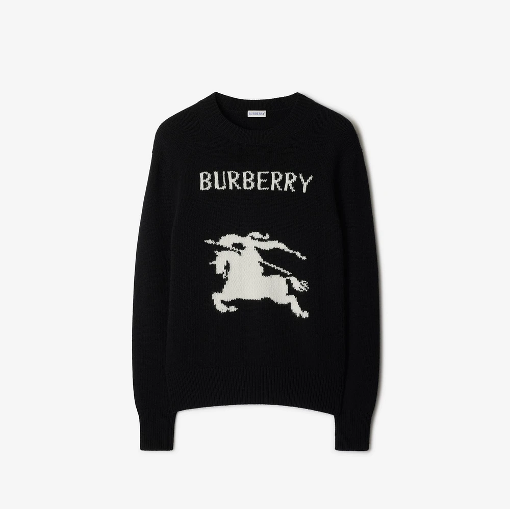 EKD Wool Cashmere Sweater in Black - Men | Burberry® Official