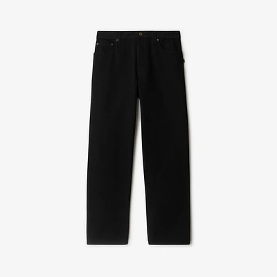 Loose Jeans in Black - Men | Burberry® Official