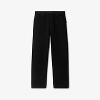 Loose Jeans in Black - Men | Burberry® Official