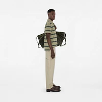 Striped Cotton Polo Shirt in Shire - Men | Burberry® Official